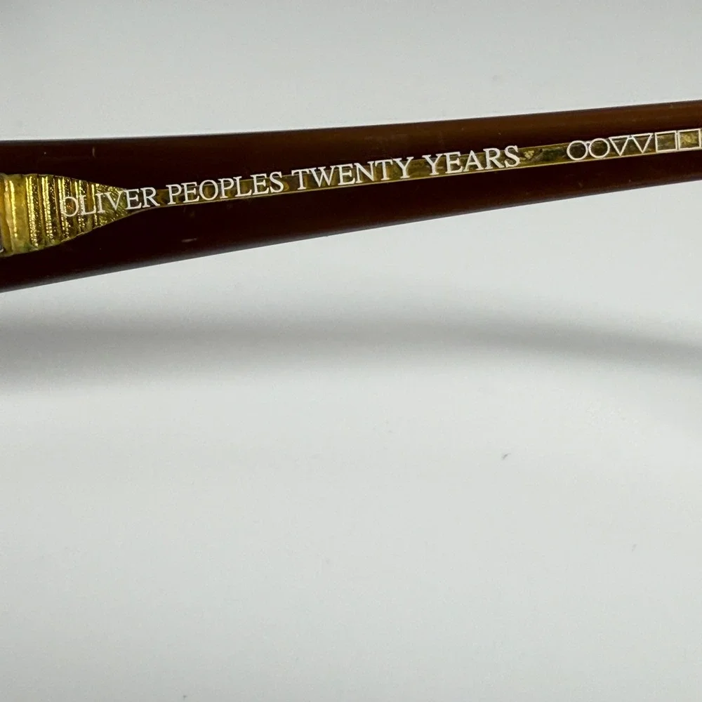 Oliver Peoples Twenty Years Merce‎ Sunglasses Brown Oval 55-19-120 DEB 22299